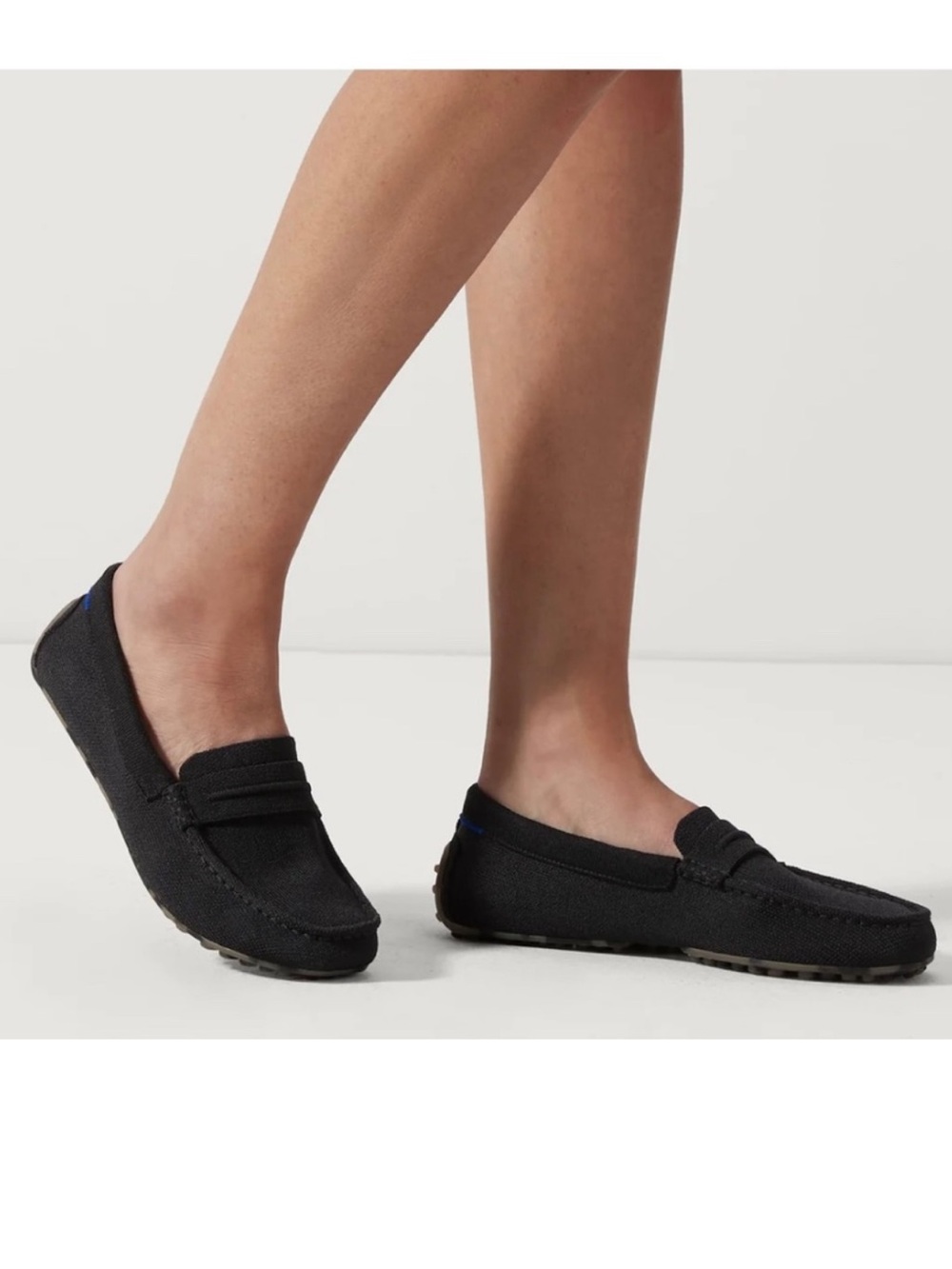 Rothy’s The Daily Driver Loafers Black | Women’s Size 6.5 | NWOT - Picture 2 of 3